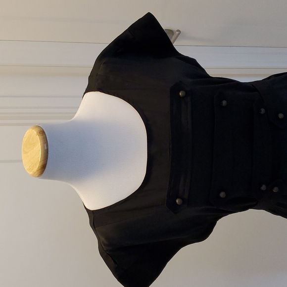 Gentle Fawn Black Bandleader Tuxedo Dress - Picture 5 of 11